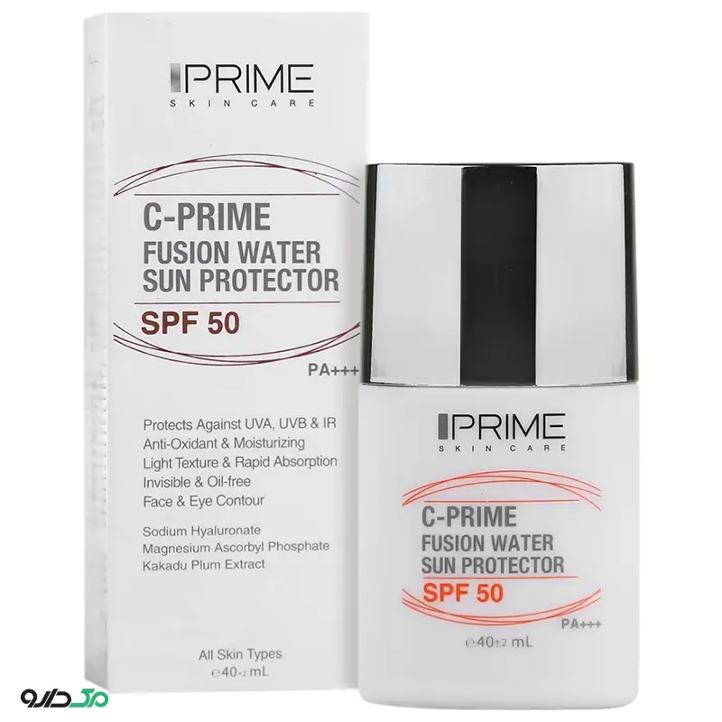 فلوئید ضد آفتاب فیوژن واتر ویتامین سی پریم SPF50